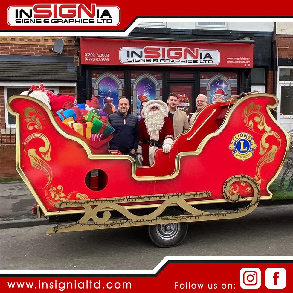 Santa Sleigh Doncaster Lions