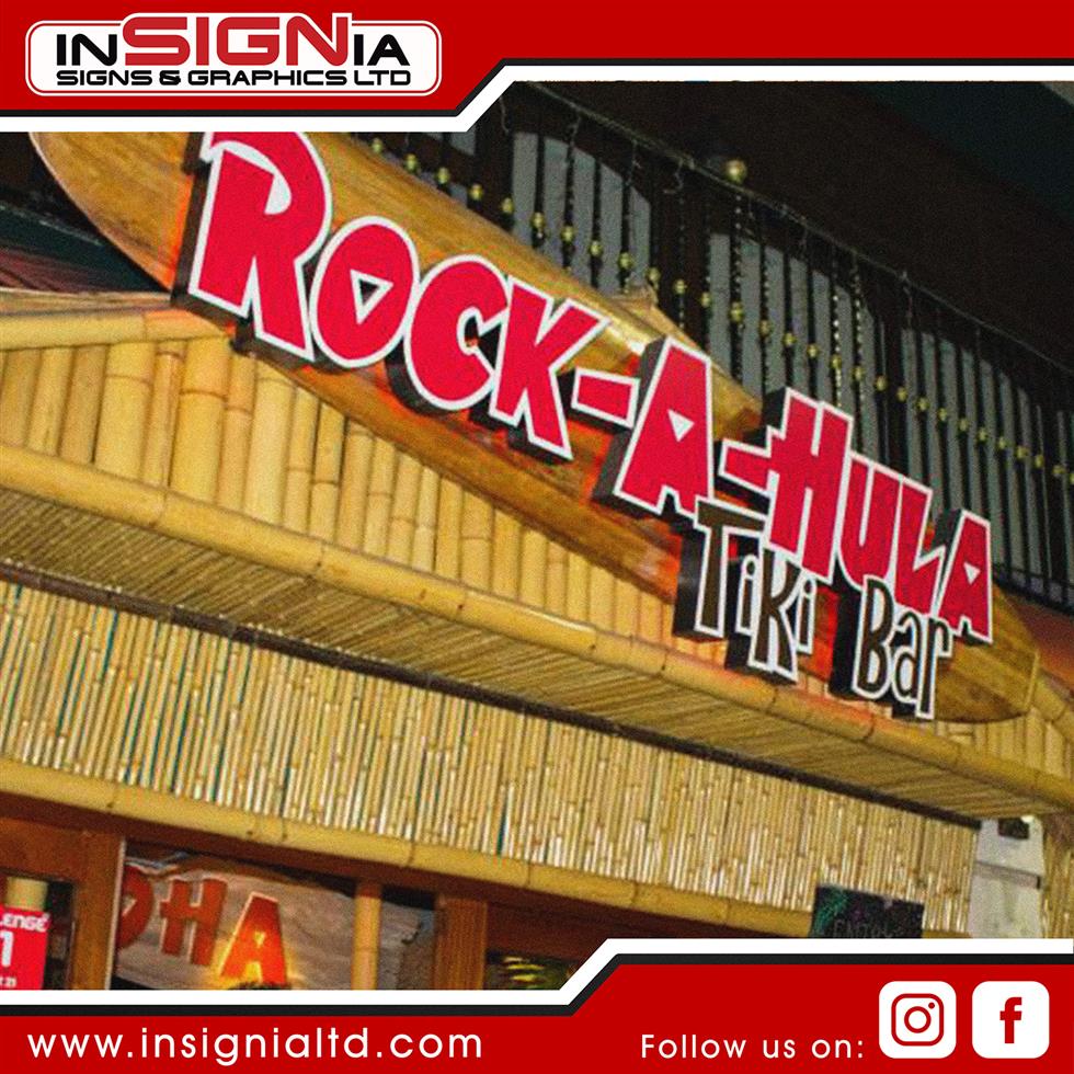 Rock-A-Hula Sign