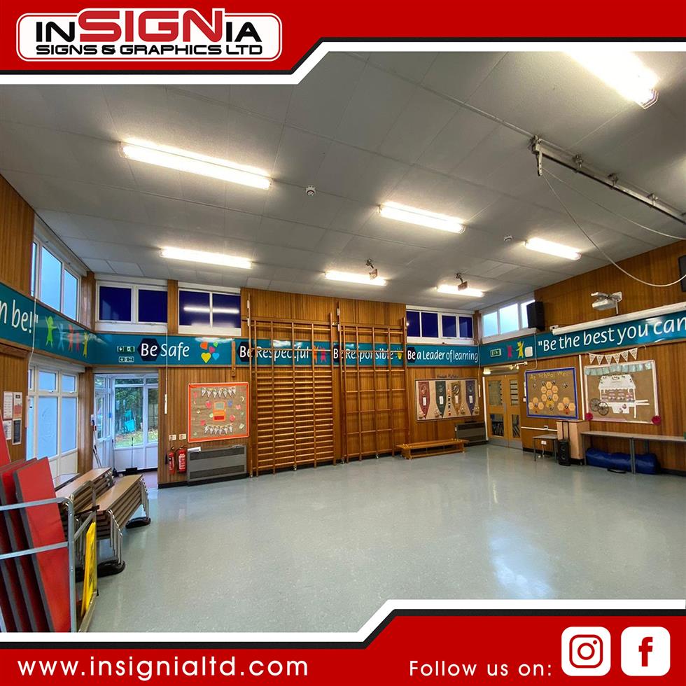 School Hall Signage